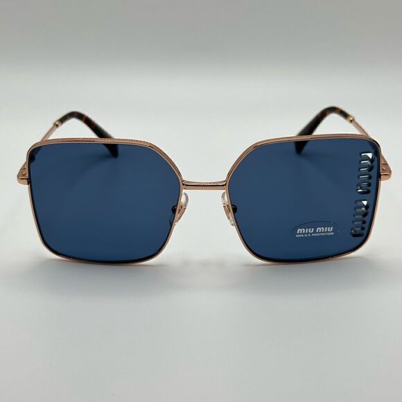 MIU MIU Sunglasses MU51YS ZVF1V1 Rose Gold/Dark Blue Women NEW main image 8